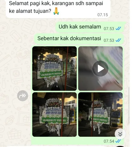 Pengiriman Papan Bunga Selamat Margonda
