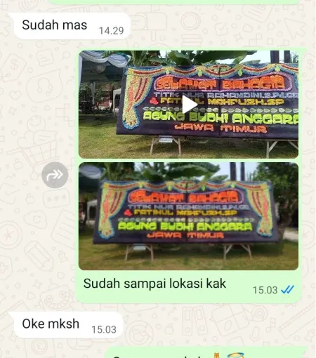 Pengiriman Papan Bunga Margonda
